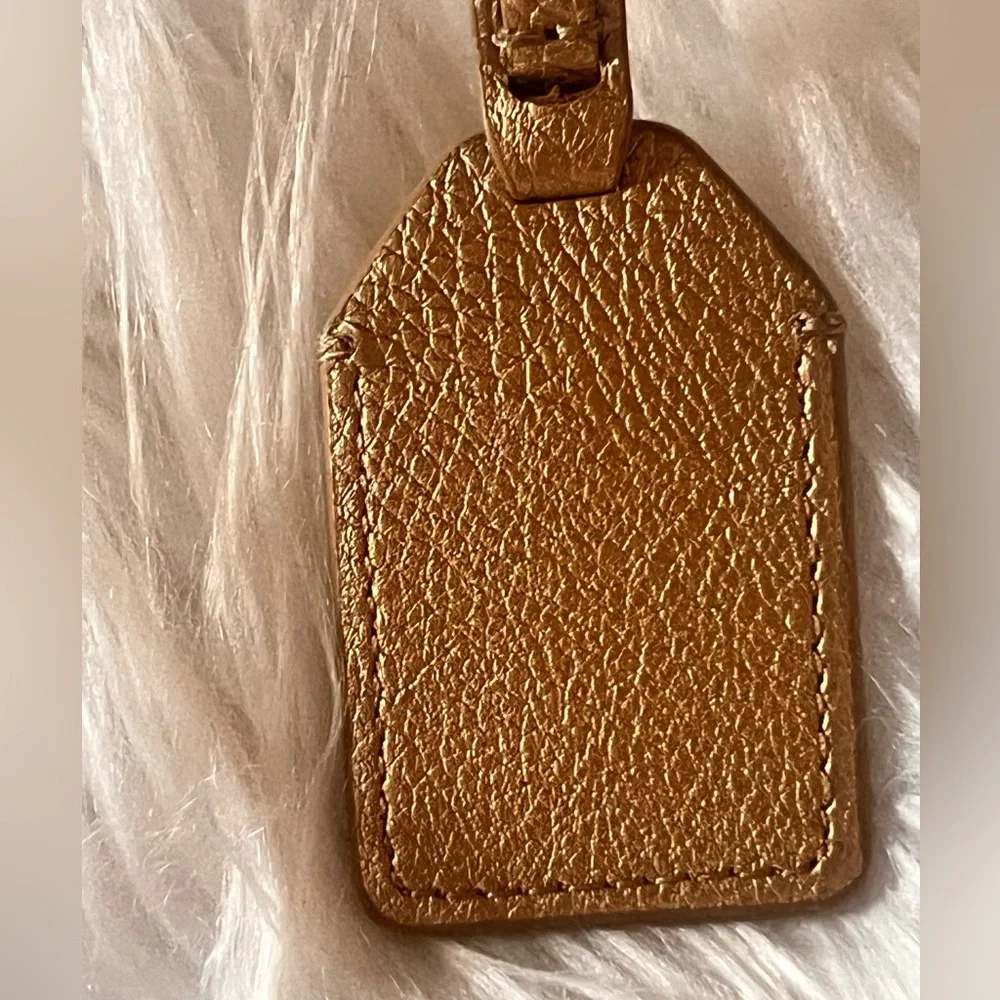 Lauren Ralph Lauren Metallic Gold Keychain